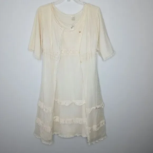 Vintage Saramae nightgown set - Picture 1 of 11